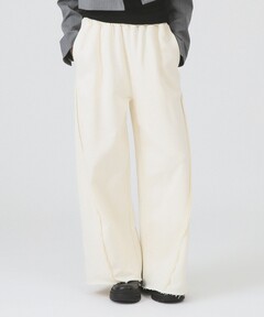 stretch twill タックパンツ（スラックス）｜Deuxieme Classe