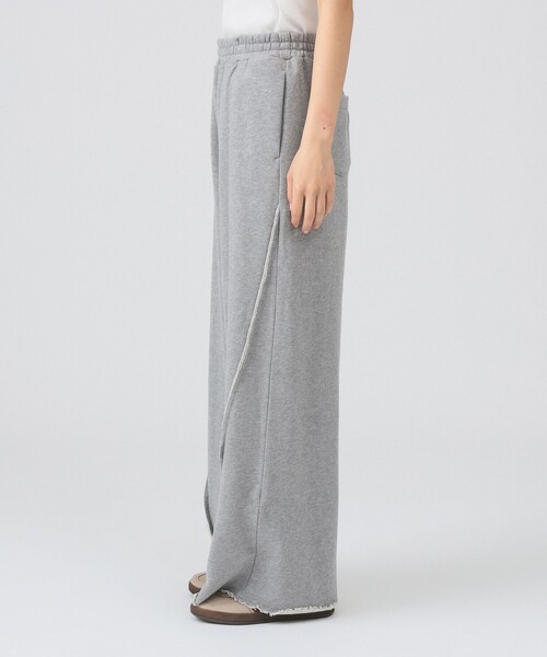 Ray BEAMS（レイビームス）の「キリカエライン スウェット パンツ（スウェットパンツ・レディース・シルバー/オフホワイト・1/0）」の3枚目の写真