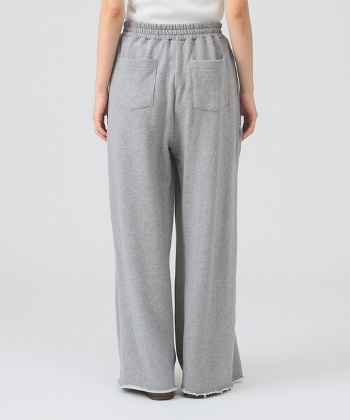 Ray BEAMS（レイビームス）の「キリカエライン スウェット パンツ（スウェットパンツ・レディース・シルバー/オフホワイト・1/0）」の4枚目の写真