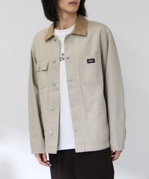 Dickies（ディッキーズ）の「【Dickies/ディッキーズ】衿コーデュロイ切替 カバーオール / ワークジャケット（カバーオール）」