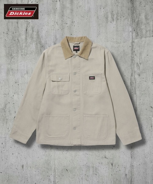 Dickies/ディッキーズ】衿コーデュロイ切替 カバーオール / ワーク