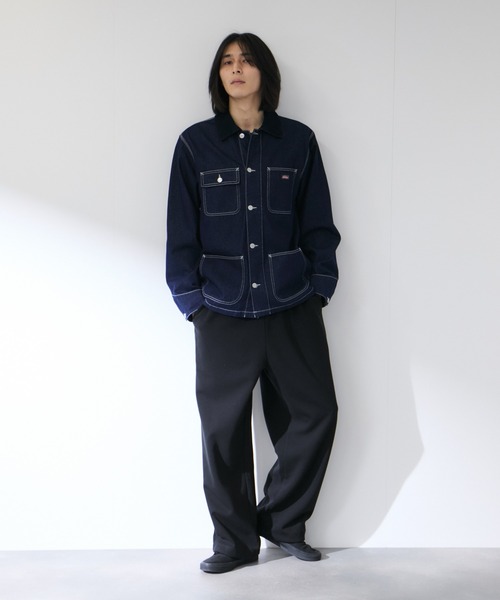 Dickies(ディッキーズ)の「【Dickies/ディッキーズ】衿コーデュロイ切替 カバーオール / ワークジャケット(カバーオール・メンズ・ワンウォッシュ/オフホワイト・M/XL/L)」の14枚目の写真
