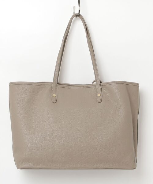 HOUSE OF FLORENCE（ハウスオブフローレンス）の「【HOUSE OF FLORENCE/ハウス オブ フローレンス】イタリアンレザー 型押しエンボス トートバッグ（L）（トートバッグ・レディース・グレイッシュベージュ/ブラック/ピンク/イエロー/ブラウン・FREE）」の19枚目の写真