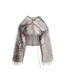 Jaded London（ジェイデッドロンドン）の「FAUX FEATHER AND PU LACE UP JACKET（その他アウター）」