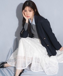 NOELA | チェックレースイレヘムスカート(スカート)