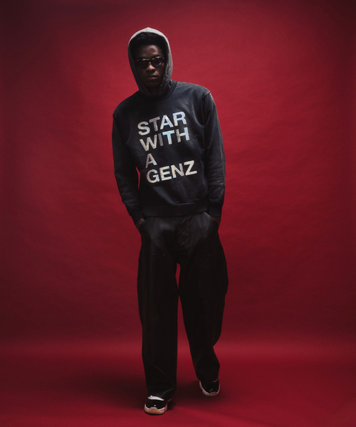 JOINT WORKS(ジョイントワークス)の「MARK POINT / マークポイント SWAG SPANGLE CREWNECK(スウェット・メンズ・ブラック/パープル・MEDIUM/LARGE)」の4枚目の写真