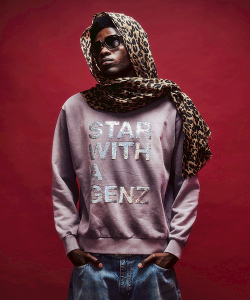 JOINT WORKS(ジョイントワークス)の「MARK POINT / マークポイント SWAG SPANGLE CREWNECK(スウェット・メンズ・ブラック/パープル・MEDIUM/LARGE)」の16枚目の写真