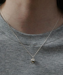 VERTE（ベフト）の「FULL HEART NECKLACE (10MM)(SILVER)（ネックレス）」