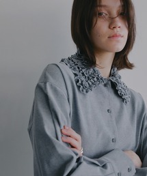 MANOF（マノフ）の「FRILL COLLAR OXFORD SHIRT（シャツ/ブラウス）」