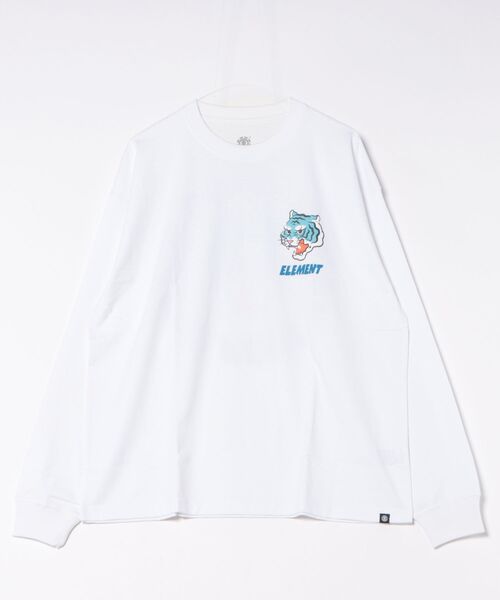 ELEMENT(エレメント)の「ELEMENT メンズ DOVE TIGER LS ロンT 【2026年春夏モデル】(Tシャツ/カットソー・メンズ・ブラック系その他/ブラック/ホワイト・X-LARGE/LARGE/MEDIUM)」の2枚目の写真