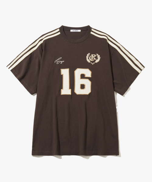 CITYBREEZE(シティブリーズ)の「ヴィンテージトラックナンバリング半袖Tシャツ_BROWN(Tシャツ/カットソー・レディース・ブラウン・FREE)」の1枚目の写真