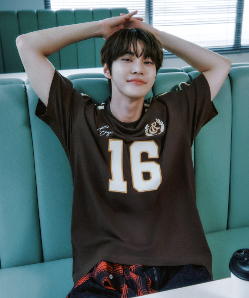 CITYBREEZE(シティブリーズ)の「ヴィンテージトラックナンバリング半袖Tシャツ_BROWN(Tシャツ/カットソー・レディース・ブラウン・FREE)」の2枚目の写真