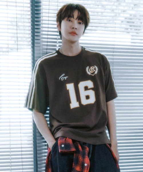 CITYBREEZE(シティブリーズ)の「ヴィンテージトラックナンバリング半袖Tシャツ_BROWN(Tシャツ/カットソー・レディース・ブラウン・FREE)」の3枚目の写真