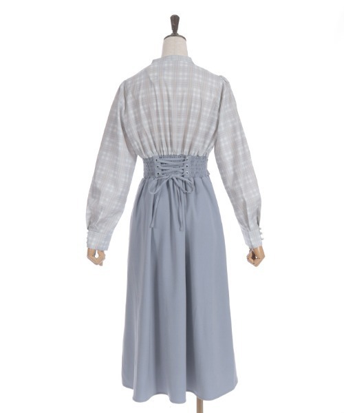 axes femme（アクシーズファム）の「ハイウエストドッキングワンピース（ワンピース・レディース・ブラック/グレー/モカ・FREE）」の19枚目の写真