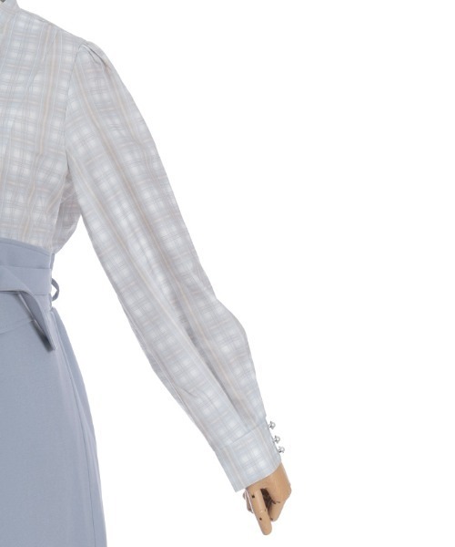 axes femme（アクシーズファム）の「ハイウエストドッキングワンピース（ワンピース・レディース・ブラック/グレー/モカ・FREE）」の15枚目の写真