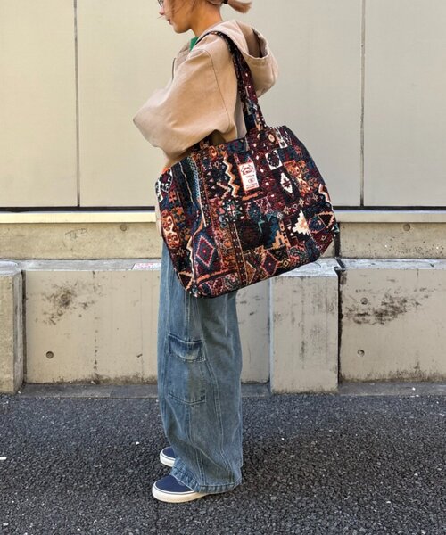 SOUNDSGOOOOD（サウンズグッド）の「【SOUNDS GOOOOD】ゴブラン柄トートバッグ（トートバッグ・レディース・ブルー/ブラック・ONE SIZE）」の16枚目の写真