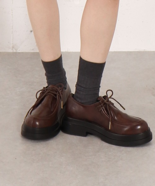 archives（アルシーヴ）の「レースアップシューズ（パンプス・レディース・ブラック/ブラウン・MEDIUM/LARGE）」の10枚目の写真