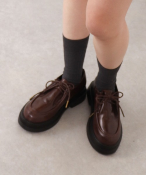 archives（アルシーヴ）の「レースアップシューズ（パンプス・レディース・ブラック/ブラウン・MEDIUM/LARGE）」の11枚目の写真