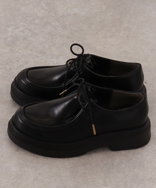 archives（アルシーヴ）の「レースアップシューズ（パンプス・レディース・ブラック/ブラウン・MEDIUM/LARGE）」の4枚目の写真