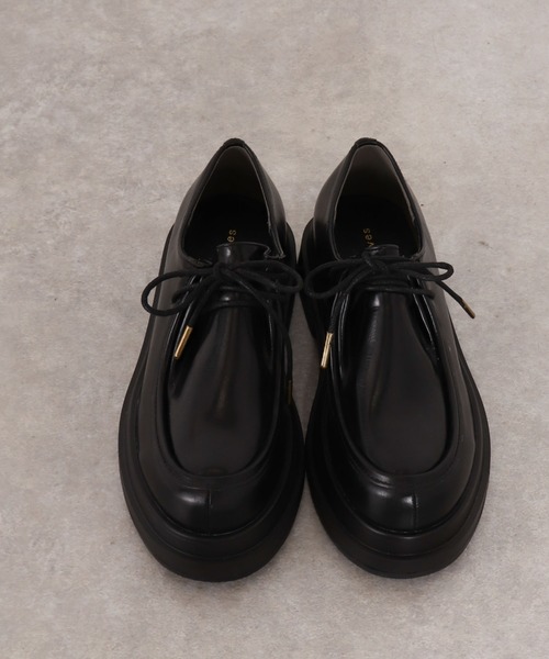 archives（アルシーヴ）の「レースアップシューズ（パンプス・レディース・ブラック/ブラウン・MEDIUM/LARGE）」の3枚目の写真