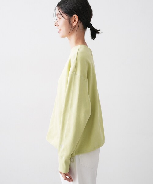 Dessin（デッサン）の「【前後2WAY/洗える】ドロストリブカットソー（Tシャツ/カットソー・レディース・ホワイト系/イエロー系その他/チャコールグレー・01/02/03）」の11枚目の写真