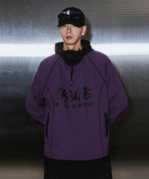 BURNING CAPONE（バーニングカポネ）の「BC CREATE フードパーカー アノラック パープル（ナイロンジャケット）」