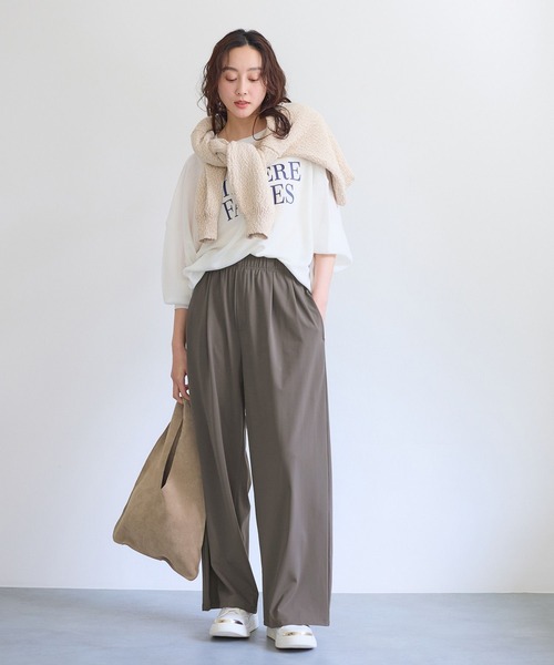 Elura（エルーラ）の「セミシアロゴ2WAYカーデ/656806（カーディガン/ボレロ・レディース・グレー/グリーン/ブラウン/ホワイト・FREE）」の8枚目の写真