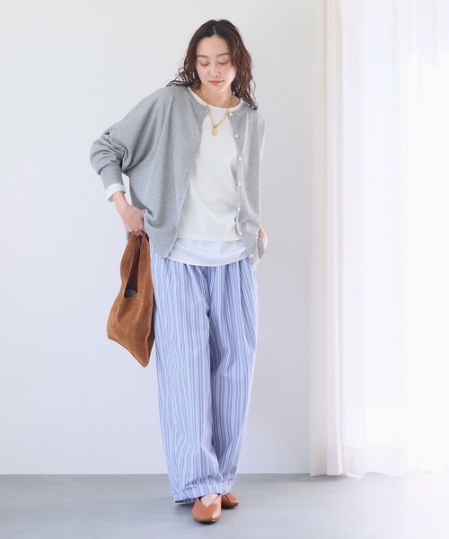 Elura（エルーラ）の「セミシアロゴ2WAYカーデ/656806（カーディガン/ボレロ・レディース・グレー/グリーン/ブラウン/ホワイト・FREE）」の14枚目の写真