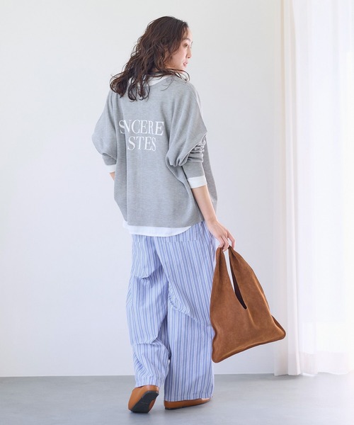 Elura（エルーラ）の「セミシアロゴ2WAYカーデ/656806（カーディガン/ボレロ・レディース・グレー/グリーン/ブラウン/ホワイト・FREE）」の15枚目の写真