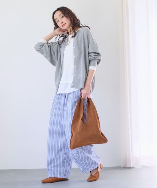 Elura（エルーラ）の「セミシアロゴ2WAYカーデ/656806（カーディガン/ボレロ・レディース・グレー/グリーン/ブラウン/ホワイト・FREE）」の13枚目の写真