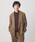 UNITED ARROWS�i���i�C�e�b�h�A���[�Y�j�́u�|���G�X�e���T�u�� �I�[�f�B�i���[ �_�u�� 4�{�^�� �W���P�b�g�i�e�[���[�h�W���P�b�g�j�v�b���J