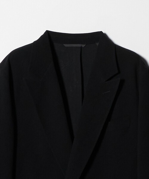 UNITED ARROWS(ユナイテッドアローズ)の「ポリエステルサブレ オーディナリー ダブル 4ボタン ジャケット(テーラードジャケット・メンズ・モカ/ブラック・XL/S/M/L)」の20枚目の写真