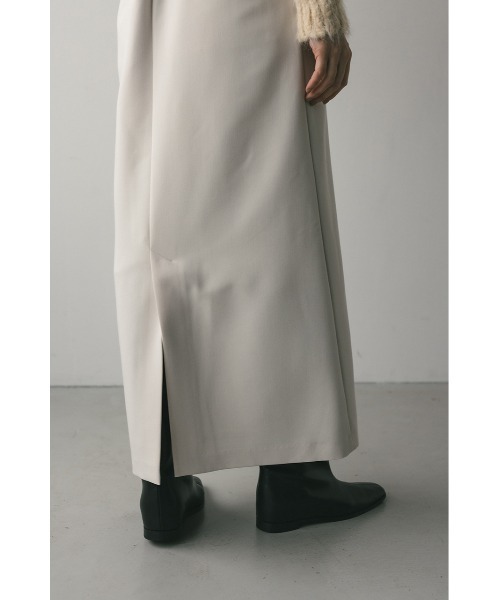 STYLEMIXER(スタイルミキサー)の「アイラインラップスカート(スカート・レディース・アイボリー/ブラック/カーキ・SMALL/MEDIUM)」の10枚目の写真