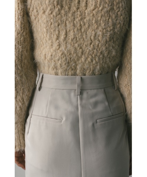 STYLEMIXER(スタイルミキサー)の「アイラインラップスカート(スカート・レディース・アイボリー/ブラック/カーキ・SMALL/MEDIUM)」の12枚目の写真