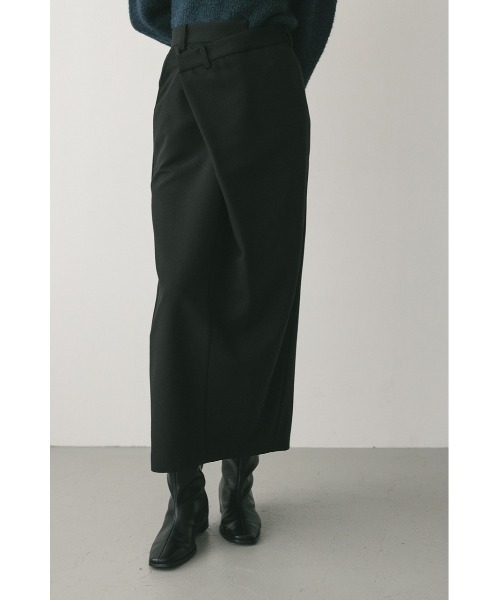 STYLEMIXER(スタイルミキサー)の「アイラインラップスカート(スカート・レディース・アイボリー/ブラック/カーキ・SMALL/MEDIUM)」の15枚目の写真
