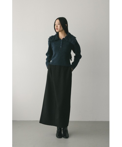 STYLEMIXER(スタイルミキサー)の「アイラインラップスカート(スカート・レディース・アイボリー/ブラック/カーキ・SMALL/MEDIUM)」の16枚目の写真