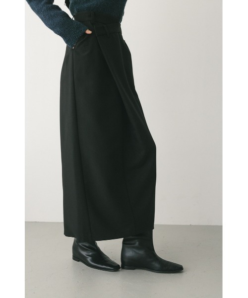 STYLEMIXER(スタイルミキサー)の「アイラインラップスカート(スカート・レディース・アイボリー/ブラック/カーキ・SMALL/MEDIUM)」の18枚目の写真
