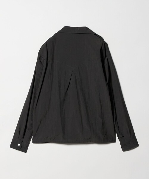 Jieda(ジエダ)の「<JIEDA>スキッパー シャツ(シャツ/ブラウス・メンズ・ダークグレー・1/2)」の2枚目の写真