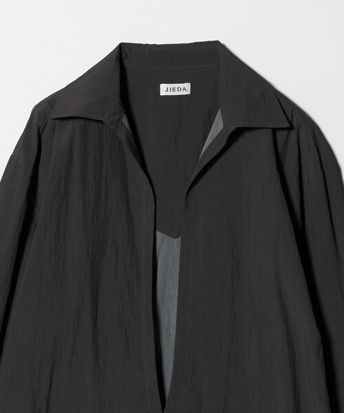 Jieda(ジエダ)の「<JIEDA>スキッパー シャツ(シャツ/ブラウス・メンズ・ダークグレー・1/2)」の3枚目の写真