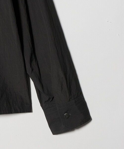 Jieda(ジエダ)の「<JIEDA>スキッパー シャツ(シャツ/ブラウス・メンズ・ダークグレー・1/2)」の4枚目の写真