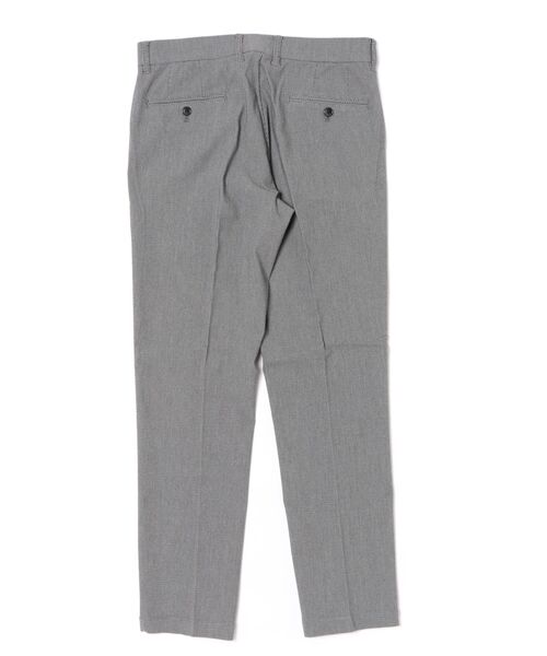 TAKA-Q(タカキュー)の「パンツ メンズ ストレッチ 抗菌防臭 スリム トラウザー テーパード バーズアイ クロスストレッチ(チノパンツ・メンズ・ネイビー/ホワイト×ブラック・2S/LARGE/3L/S/MEDIUM/X-LARGE)」の3枚目の写真