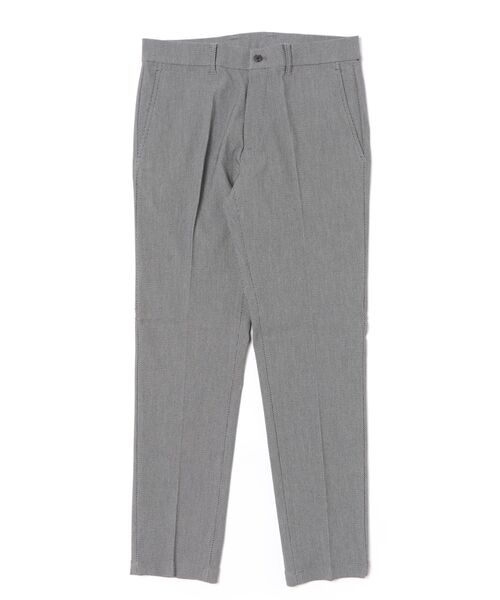 TAKA-Q(タカキュー)の「パンツ メンズ ストレッチ 抗菌防臭 スリム トラウザー テーパード バーズアイ クロスストレッチ(チノパンツ・メンズ・ネイビー/ホワイト×ブラック・2S/LARGE/3L/S/MEDIUM/X-LARGE)」の4枚目の写真