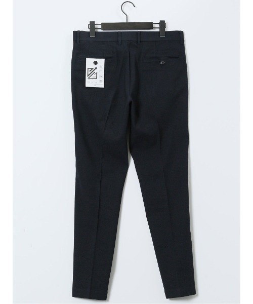 TAKA-Q(タカキュー)の「パンツ メンズ ストレッチ 抗菌防臭 スリム トラウザー テーパード バーズアイ クロスストレッチ(チノパンツ・メンズ・ネイビー/ホワイト×ブラック・2S/LARGE/3L/S/MEDIUM/X-LARGE)」の10枚目の写真