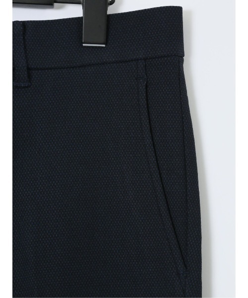 TAKA-Q(タカキュー)の「パンツ メンズ ストレッチ 抗菌防臭 スリム トラウザー テーパード バーズアイ クロスストレッチ(チノパンツ・メンズ・ネイビー/ホワイト×ブラック・2S/LARGE/3L/S/MEDIUM/X-LARGE)」の11枚目の写真