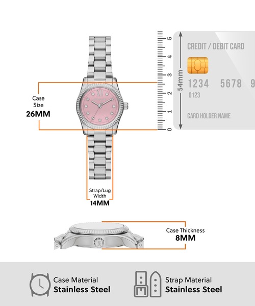 MICHAEL KORS(マイケルコース)の「マイケル・コース 腕時計 レディース アナログ ステンレス MK4996(アナログ腕時計・レディース・シルバー・FREE)」の5枚目の写真