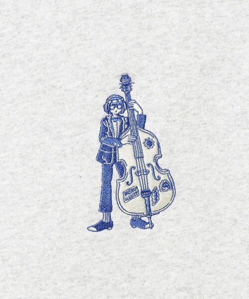 TOKYO CULTUART by BEAMS(トウキョウカルチャートバイビームス)の「meru / JAZZ Sweat Parka(パーカー・レディース・ライトグレー/ブラック・LARGE/SMALL/MEDIUM/X-LARGE)」の5枚目の写真