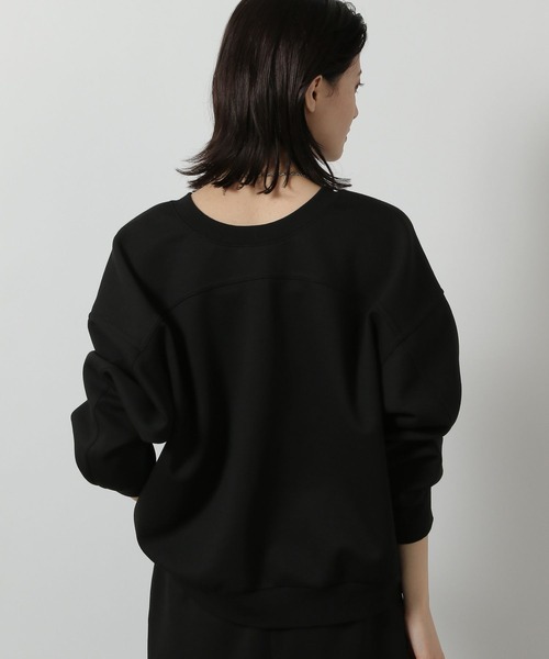 LAKOLE（ラコレ）の「ダンボールハーフZIPプルオーバー / 639903（スウェット・レディース・グレー/ブラック/ライトグリーン・FREE）」の8枚目の写真