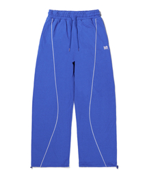 BROWNBREATH（ブラウンブレス）の「W TAG LINE PANTS - BLUE（スウェットパンツ）」