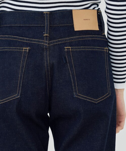 GALERIE VIE（ギャルリー ヴィー）の「リユースシーアイランドコットン デニムストレートパンツ（デニムパンツ・レディース・ブルー/ネイビー・32/34/36/38）」の3枚目の写真
