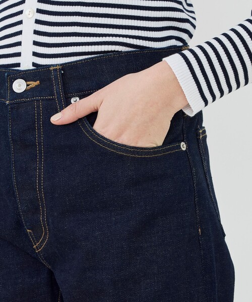 GALERIE VIE（ギャルリー ヴィー）の「リユースシーアイランドコットン デニムストレートパンツ（デニムパンツ・レディース・ブルー/ネイビー・32/34/36/38）」の11枚目の写真